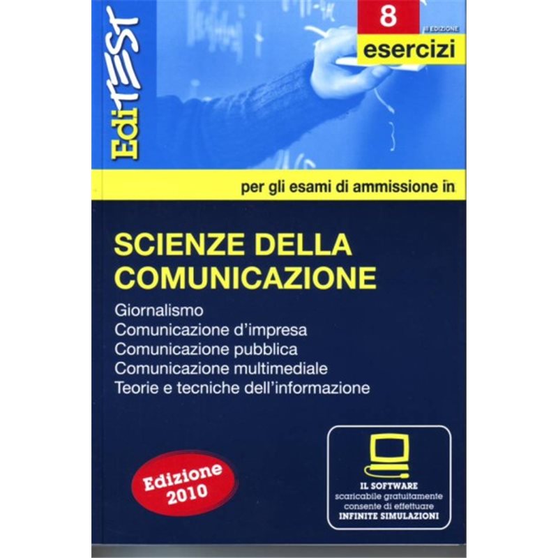Editest 8 - Scienze della Comunicazione - Esercizi- con software di simulazione