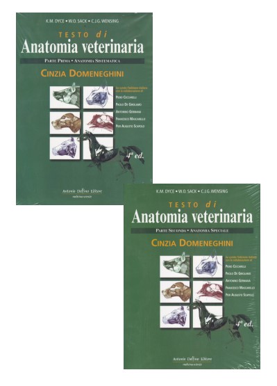 Testo atlante di Anatomia Veterniaria - Prima e Seconda parte - Quarta edizione