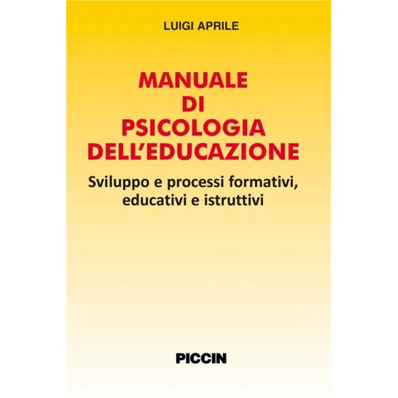 Manuale di Psicologia dell'Educazione