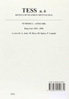 Tess. Rivista di teatro e spettacolo: 6