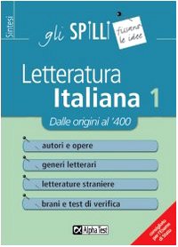 Letteratura italiana: 1
