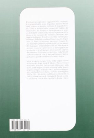 Capitoli di storia linguistica italiana
