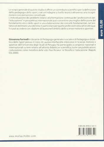 Pedagogia dello sport ed educazione della persona