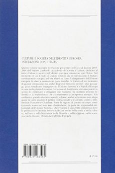 Culture e società nell'identità europea. Interazioni con l'Italia (2003-2004)
