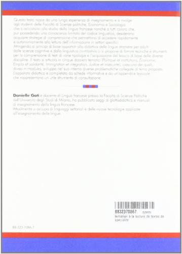 Initiation à la lecture de textes de specialité