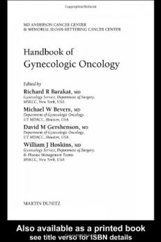 Handbook Of Gynecologic Oncolo