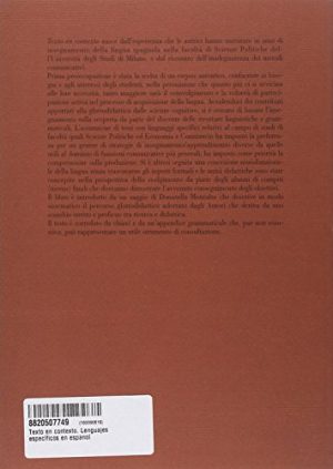 Texto en contexto. Lenguajes específicos en espanol