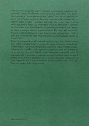 Fra satire e rime ariostesche. Atti (Gargnano del Garda, 14-16 ottobre 1999)