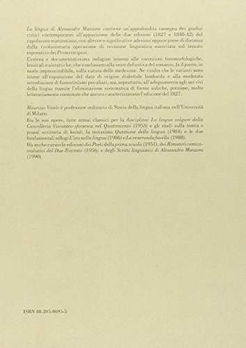 La lingua di Alessandro Manzoni. - immagine 2