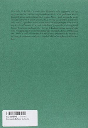 Ricordando Raffaele Cantarella