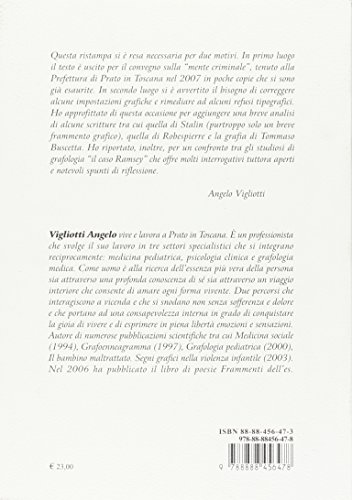 Percorso grafologico nella mente criminale