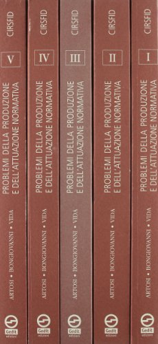 Problemi della produzione e dell'attuazione normativa