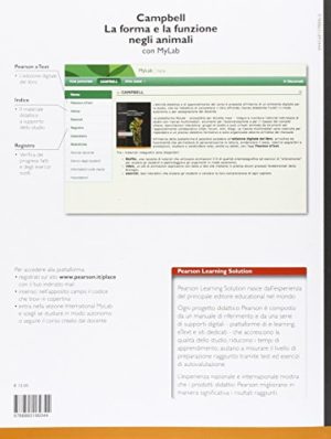 Campbell. La forma e la funzione negli animali. Ediz. mylab. Con espansione online
