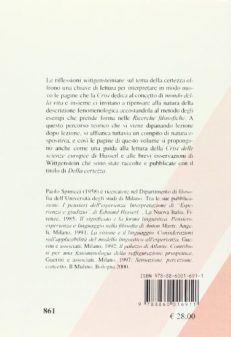 Il mondo della vita e il problema della certezza. Lezioni su Husserl e Wittgenstein