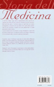 Storia della medicina per il corso di laurea triennale per dietisti