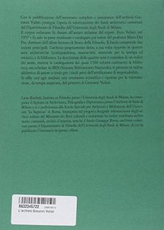 L'archivio Giovanni Vailati