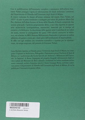 L'archivio Giovanni Vailati