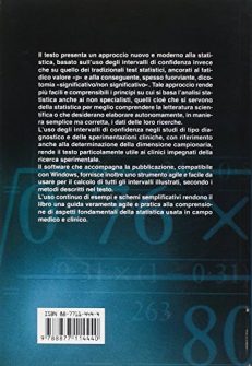 Statistica medica. Intervalli di confidenza nella ricerca biomedica. Con CD-ROM