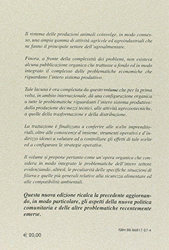 Zooeconomia. Economia del sistema delle produzioni animali