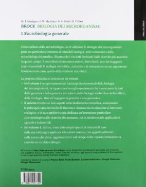 Brock. Biologia dei microrganismi: 1