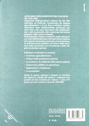 Annuario INEA dell'agricoltura italiana (2003). Con CD-ROM