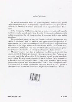 La riabilitazione nelle malattie reumatiche