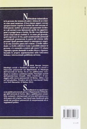 Insicurezza e criminalità. Psicologia sociale della paura del crimine