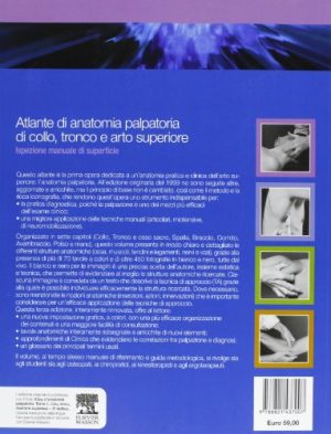 Atlante di anatomia palpatoria di collo, tronco e arto superiore. Ispezione manuale di superficie