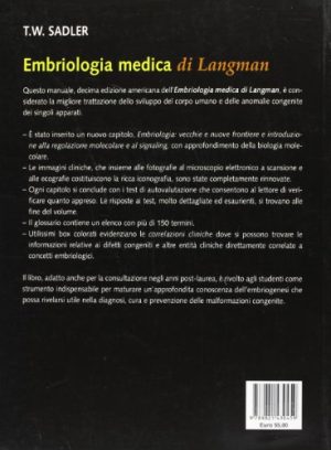 Embriologia medica di Langman