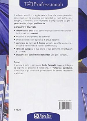 Nuovi concorsi Unione Europea. Eserciziario