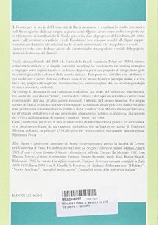 Minerva a Pavia. L'ateneo e la città tra guerre e fascismo