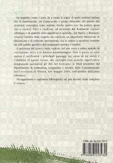 Il verso tragico dal Cinquecento al Settecento. Atti del Convegno di studi (Verona, 14-15 maggio 2003)