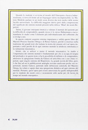 I sintomi mentali del repertorio omeopatico. Definizione, spiegazione e casistica clinica