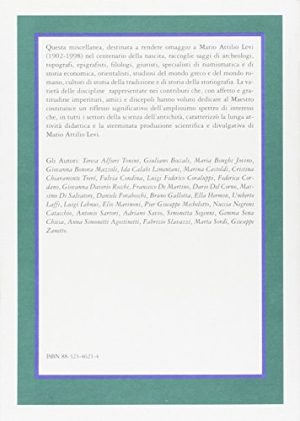 Studi di antichità in memoria di Mario Attilio Levi