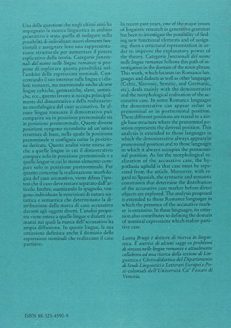 Categorie funzionali del nome nelle lingue romanze