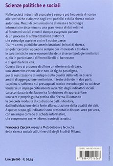 Il mondo degli indicatori sociali. Una guida alla ricerca sulla qualità della vita
