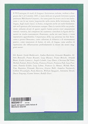 Aspetti dell'opera e della fortuna di Melchiorre Cesarotti
