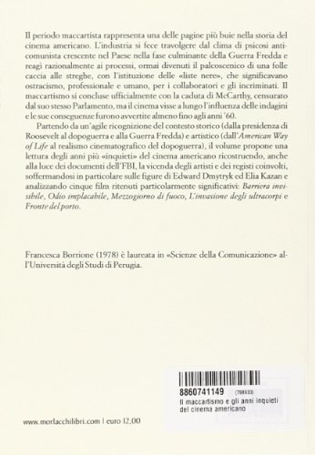 Il maccartismo e gli anni inquieti del cinema americano