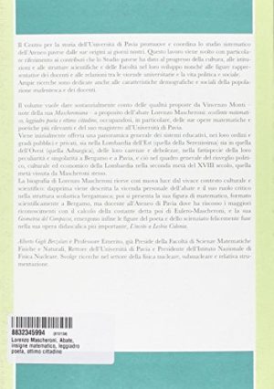 Lorenzo Mascheroni. Abate, insigne matematico, leggiadro poeta, ottimo cittadino