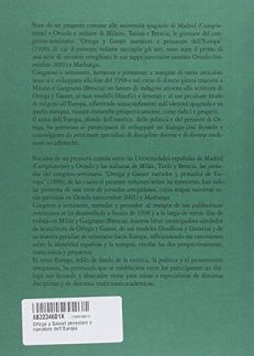 Ortega y Gasset pensatore e narratore dell'Europa
