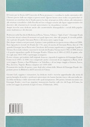 Giuseppe Frank. Memorie: 4