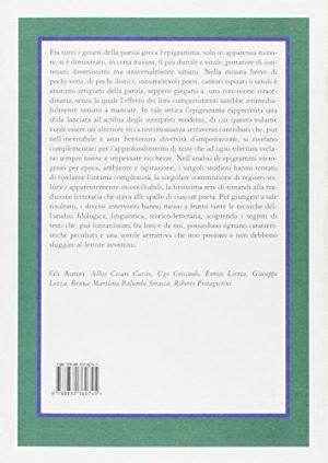 L'epigramma greco. Problemi e prospettive