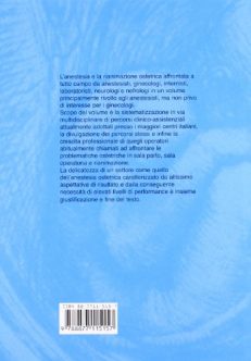 Analgesia, anestesia, terapia intensiva in ostetricia