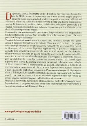 Progetti di intervento psicologico. Idee, suggestioni e suggerimenti per la pratica professionale
