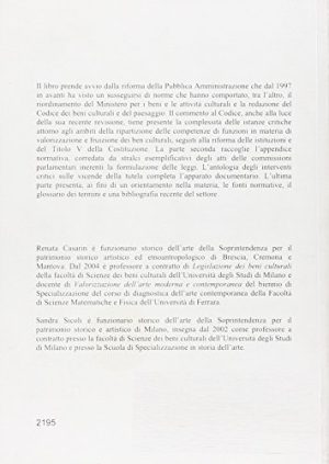 Legislazione dei beni culturali. Dalla riforma della pubblica amministrazione alla riforma dei beni culturali