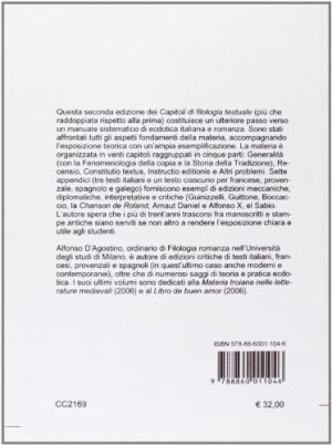 Capitoli di filologia testuale. Testi italiani e romanzi
