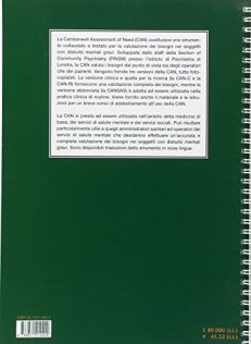 CAN: Camberwell assessment of need. Uno strumento per la valutazione dei bisogni nei soggetti con disturbi mentali gravi