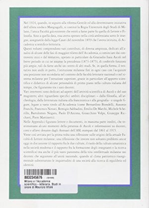 Milano e l'Accademia scientifico-letteraria. Studi in onore di Maurizio Vitale