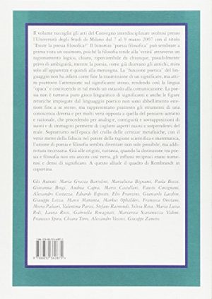 La poesia filosofica