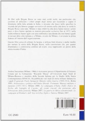 Sentieri rossi nella metropoli. Per una storia delle Brigate Rosse a Milano